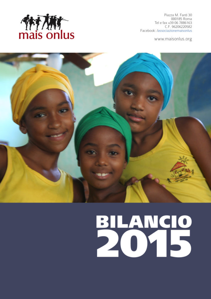 bilancio maisonlus 2015 cover